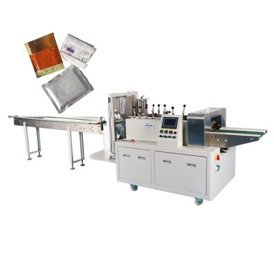 5.5KW सैनिटरी नैपकिन साइड सीलिंग पैकिंग मशीन 4 साइड कार्बन स्टील