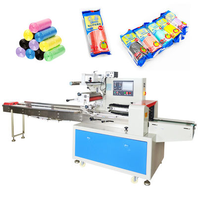 गुणवत्ता  Garbage Plastic Bag Pillow Packaging Machine Automatic Packer 2.5KW कारखाना