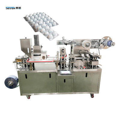 गुणवत्ता  380V Thailand Alcohol Cotton Ball Blister Packing Machine Flat Plate Type कारखाना