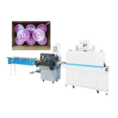 5.5KW हाई स्पीड श्रिंक रैपिंग मशीन 380V डिस्क कलेक्टिव बॉक्स पैकिंग