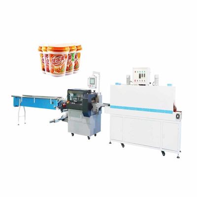 ODM मिल्क टी कप रैपिंग मशीन / पैकिंग मशीन 220V 5.5KW