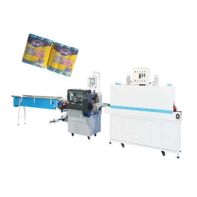 कचरा फिल्म सिकोड़ें लपेटने की मशीन 5.5KW सिकोड़ें पैकेजिंग मशीन