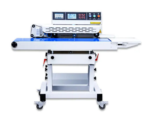 1.5kw स्वचालित निरंतर सीलिंग मशीन प्लास्टिक बैग आई पैच मास्क हीट सीलर