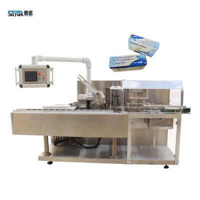 100 पीसी के लिए पूर्ण स्वचालित दस्ताने पैकिंग मशीन बॉक्स कार्टन 50Hz 60Hz आवृत्ति