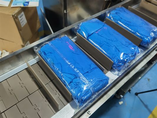 100 पीसी के लिए पूर्ण स्वचालित दस्ताने पैकिंग मशीन बॉक्स कार्टन 50Hz 60Hz आवृत्ति
